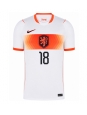 Moške Nogometnih dresov Nizozemska Donyell Malen #18 Gostujoči SP 2026 Kratki rokavi Moške Nogometnih dresov Nizozemska Donyell Malen #18 Gostujoči SP 2026 Kratki rokavi